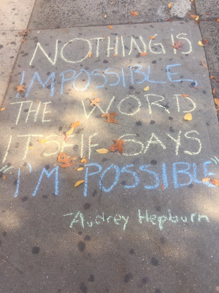 Thank you to everyone who came out for the Chalk Walk 🏳️‍🌈 These are some of the incredible messages that were written yesterday: