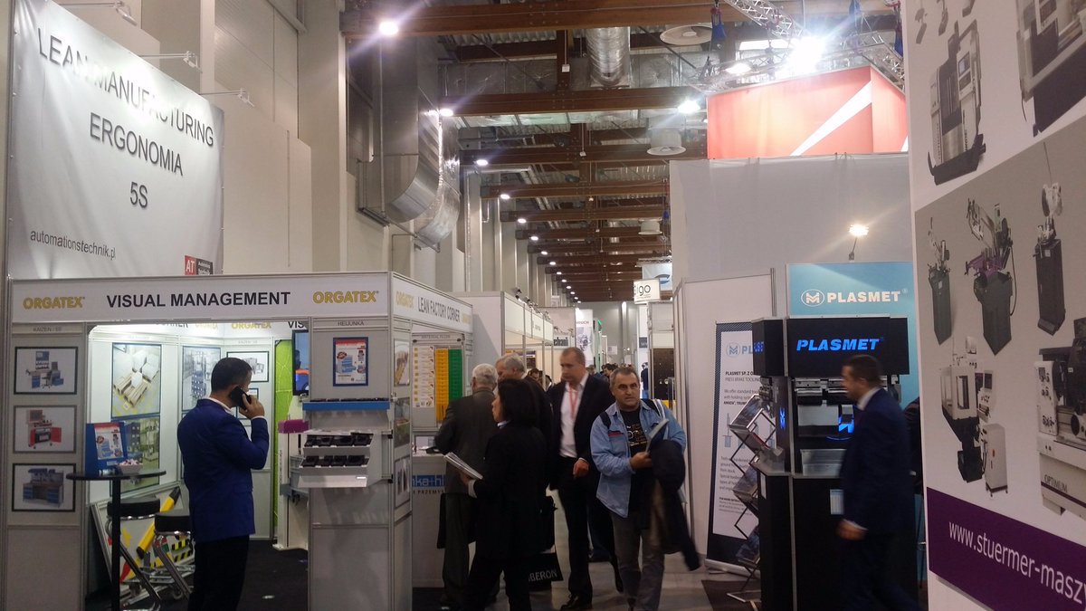 ATKrakow's tweet photo. Stand W87 - that's us at #EUROTOOL @ExpoKrakow until tomorrow! #Lean #TPS #5S #KAIZEN #KANBAN #HEIJUNKA #Bloksma #Orgatex #ergonomics #KRK https://t.co/m7YQM1DKhp