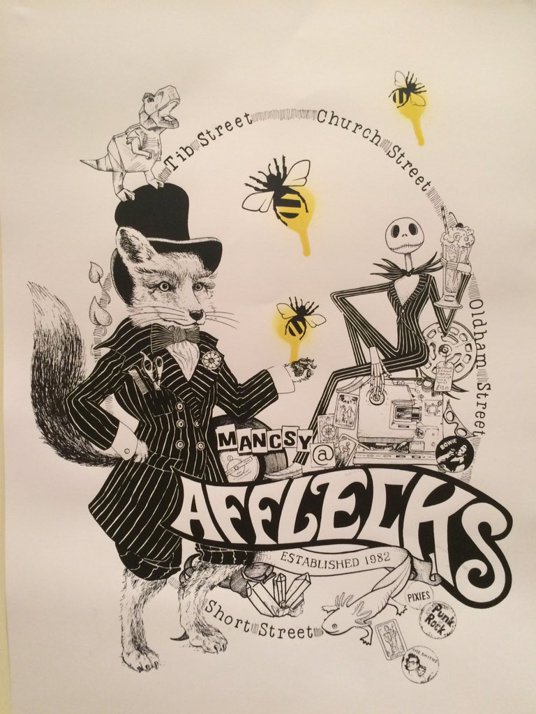 RealMancsy's tweet image. It's official!
There will be a permanent #Mancsy #exhibition in Afflecks from Monday... afflecks.com/uncategorized/…