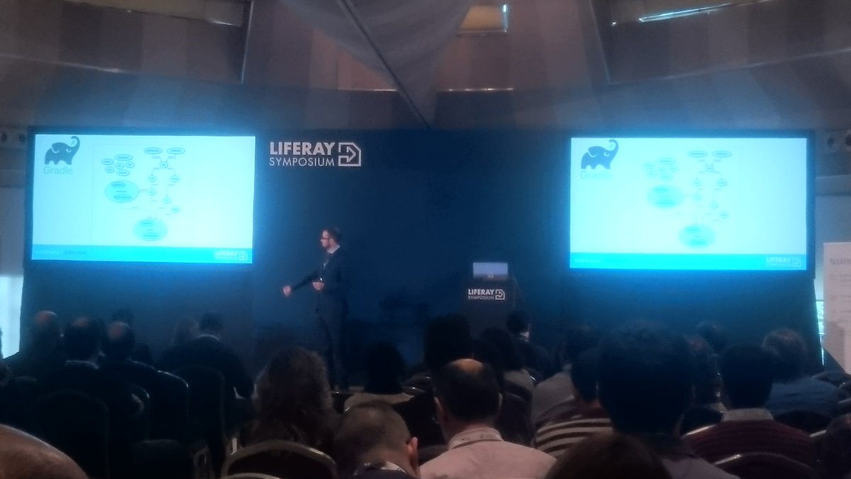danieldefco's tweet photo. Nuevas herramientas de desarrollo en #Liferay by @dacousa #LRESP2016 #gradle #blade #liferayworkspace #liferaydeveloperstudio https://t.co/K3Ado3GmaG