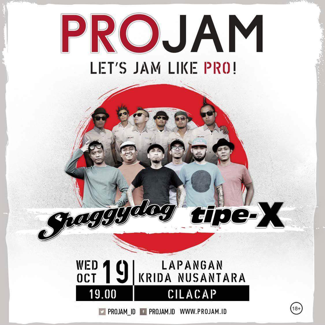 TipexBand's tweet photo. #PanggungX RABU, 19 OKTOBER 2016 | PROJAM | LAP. KRIDA NUSANTARA, CILACAP | Onstage Jam 20.00 | GRATIS https://t.co/WIFnvlSJjo