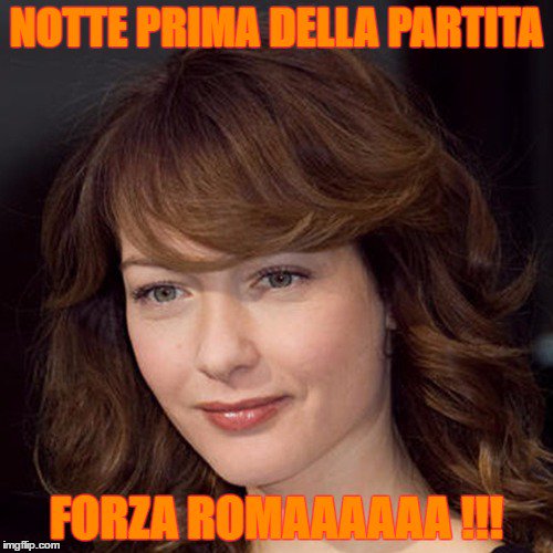 marymurzilli's tweet photo. Non farmi avere gli incubi stanotte #Magggica #Roma. #cristianacapotondi portaci fortuna domani a #GolCollection @TV8it https://t.co/9zwsDbaEoH