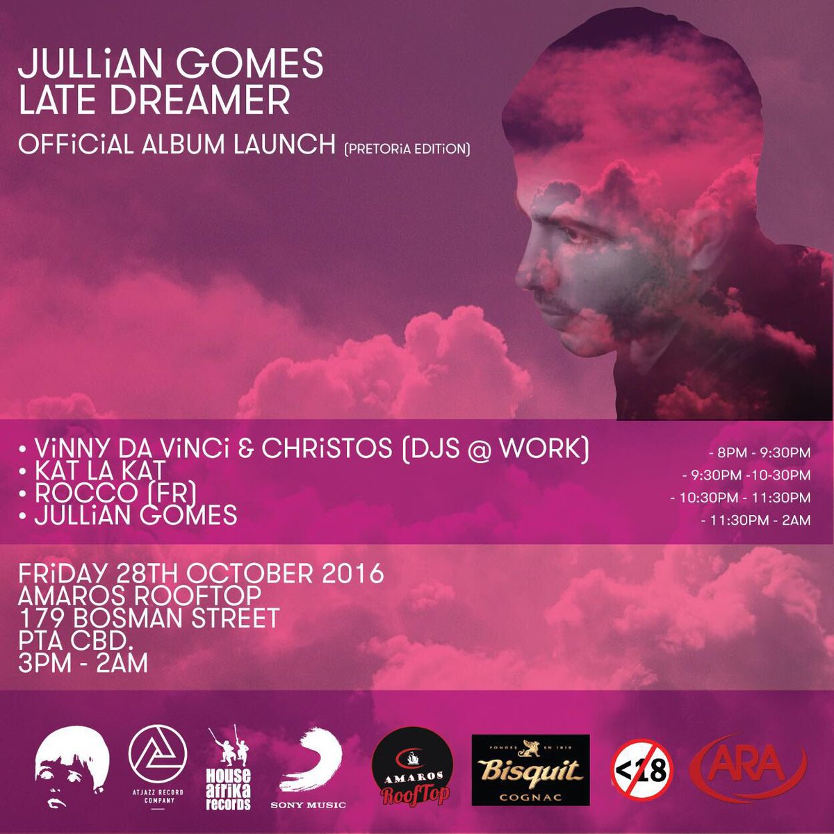 This is one for the books.... 

<a href="/JULLiAN_GOMES/">JULLiAN GOMES</a> late dreamer album Launch.. 

Please Save the Date... 

DeepHouse is taking over!!!
#music