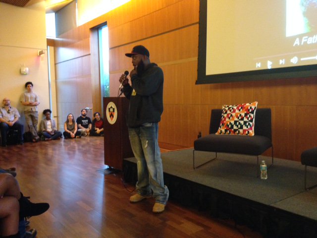 KYRNJ's tweet image. Packed House #PrincetonU 4 discussion w/ @MB_ChosenFather, @KeeangaYamahtta &amp;amp; @ShaunKing on #blacklivesmatter . Moderator Destiny Crockett.