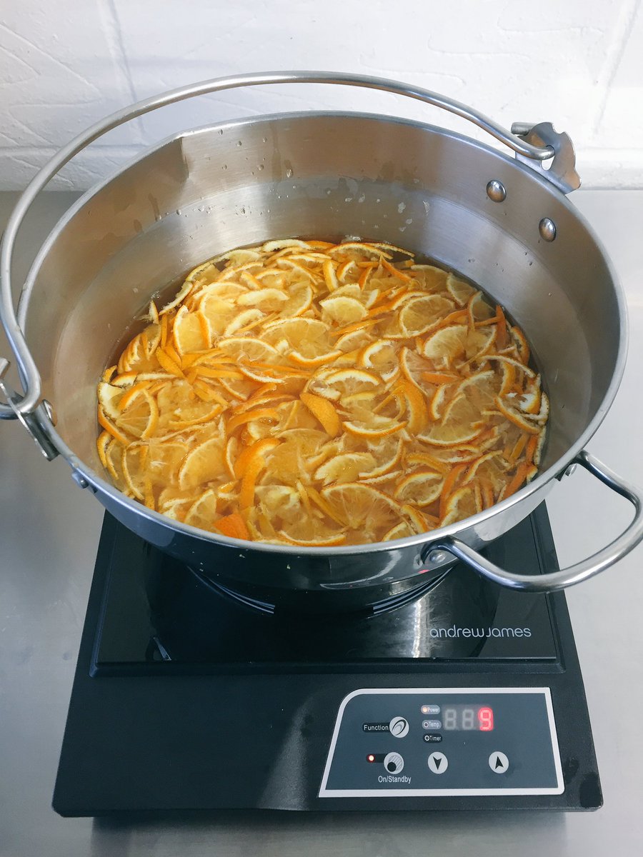 Clementine &amp; whisky marmalade prep <a href="/newtonandpott/">Kylee Newton - The Modern Preserver</a> yesterday, all cut BY HAND. Nice to meet you Kylee #newtonandpott