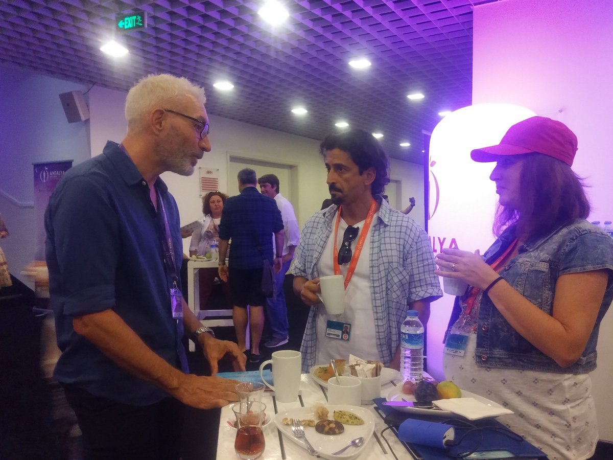 #antalyaff Film Forum öncesi #beginnerfilm sohbetleri. #aslagecdegil #altinportakal #burcakuzen #ahmetkucukkayali #sinema #cinema