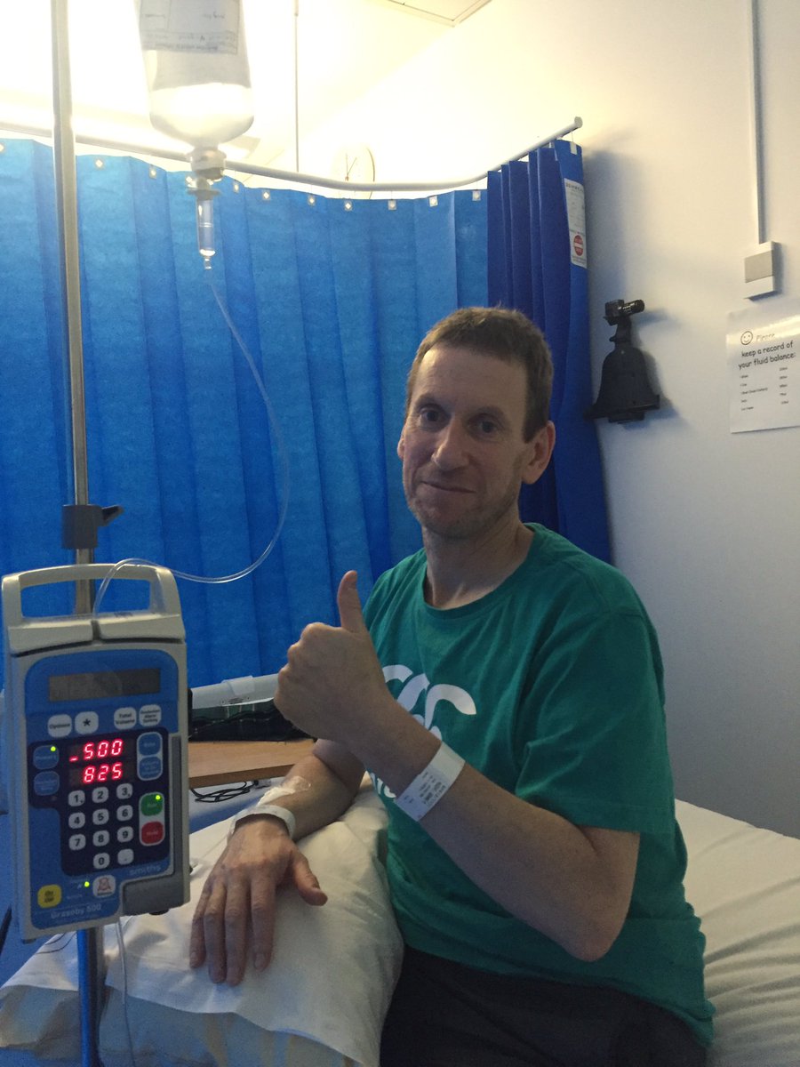 eireann2004's tweet photo. And so it begins, another 9 weeks of chemo, if I could ask you to keep me in your prayers and may God bless you all. Hail Hail https://t.co/V19MvK2BM9