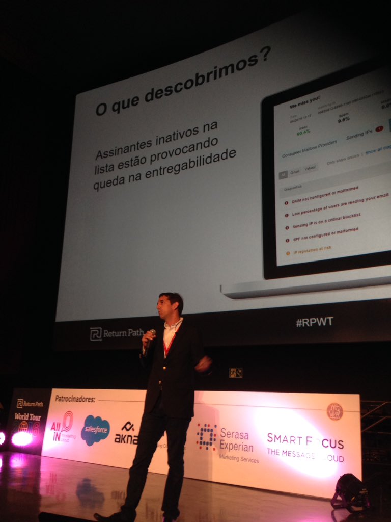 ReturnPath_BR's tweet image. Enviar para usuários inativos prejudica a  entregabilidade de seus e-mails #rpwt