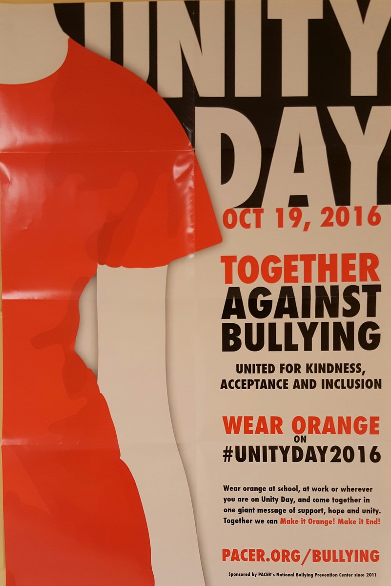 Mrs_Musket's tweet photo. Moran's MVP News wears orange against bullying. #moranms #wpschools https://t.co/nWYPYC4sp4