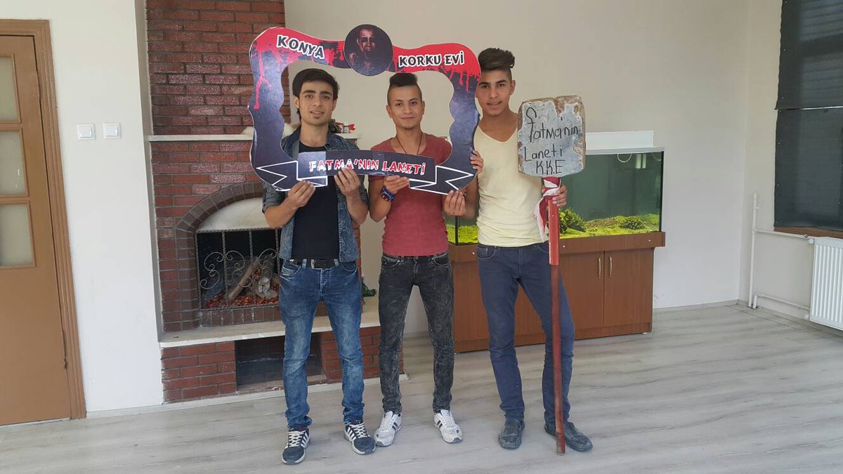 Fatma'nın Laneti ekibimize teşekkür eder #korku #korkuevi #konyakorkuevi