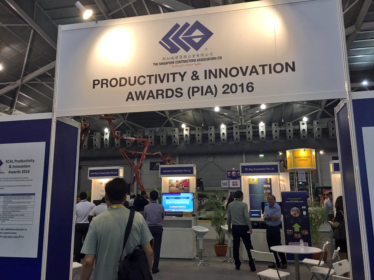 BuildTech_Asia's tweet photo. The inaugural PIA 2016 competition winners will be announced tomorrow. #productivity #awards #PIA2016 #buildtech #BuildTechAsia2016 https://t.co/jV9F5XtxV3