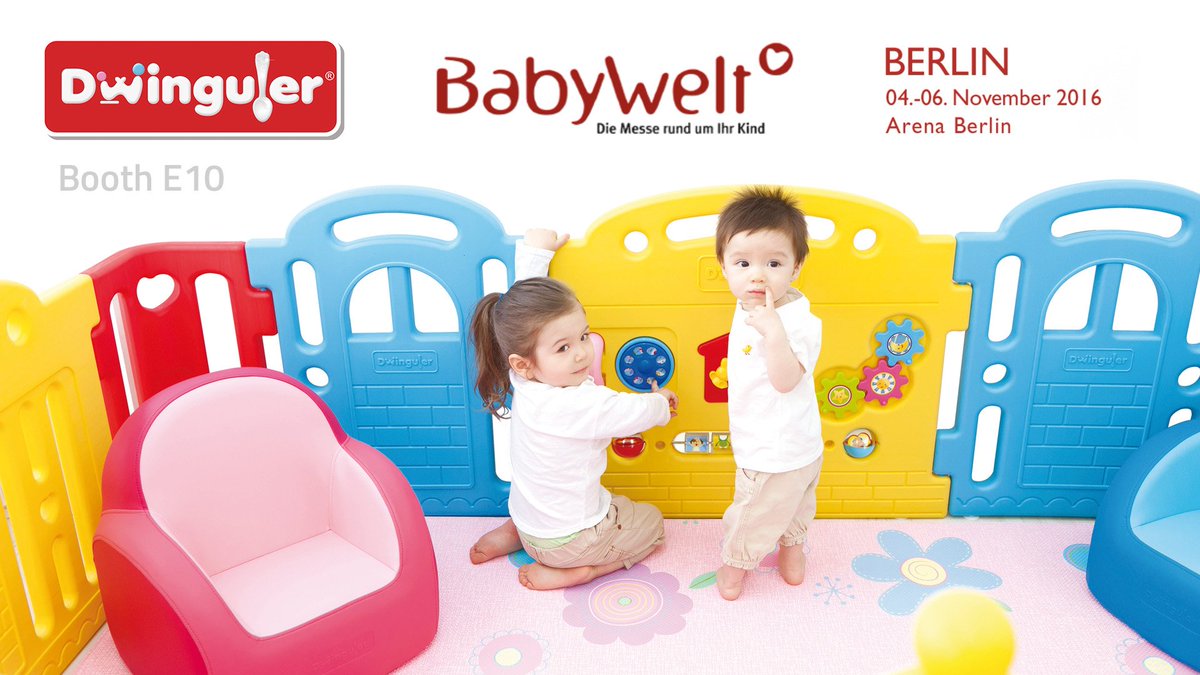 dwinguler_eu's tweet photo. #Dwinguler at Babywelt Berlin 2016 - come visit us and use the opportunity to test our Playmats, Castle and the Kids Sofa - Booth E10 https://t.co/B24Mojcp1D