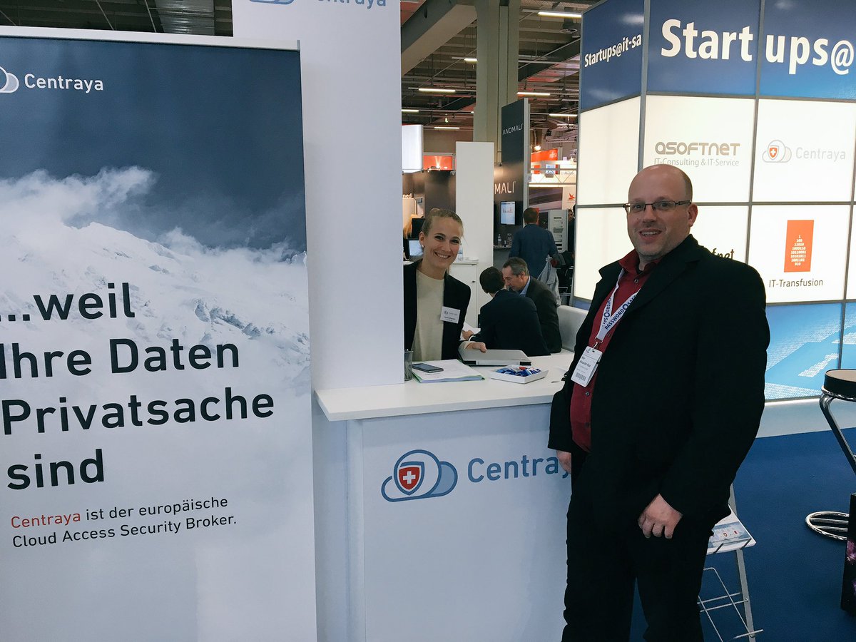 Centraya_CSS's tweet image. Team #Centraya welcomes Gold Partner #CCPSoftware at our it-sa booth. Centraya.com
