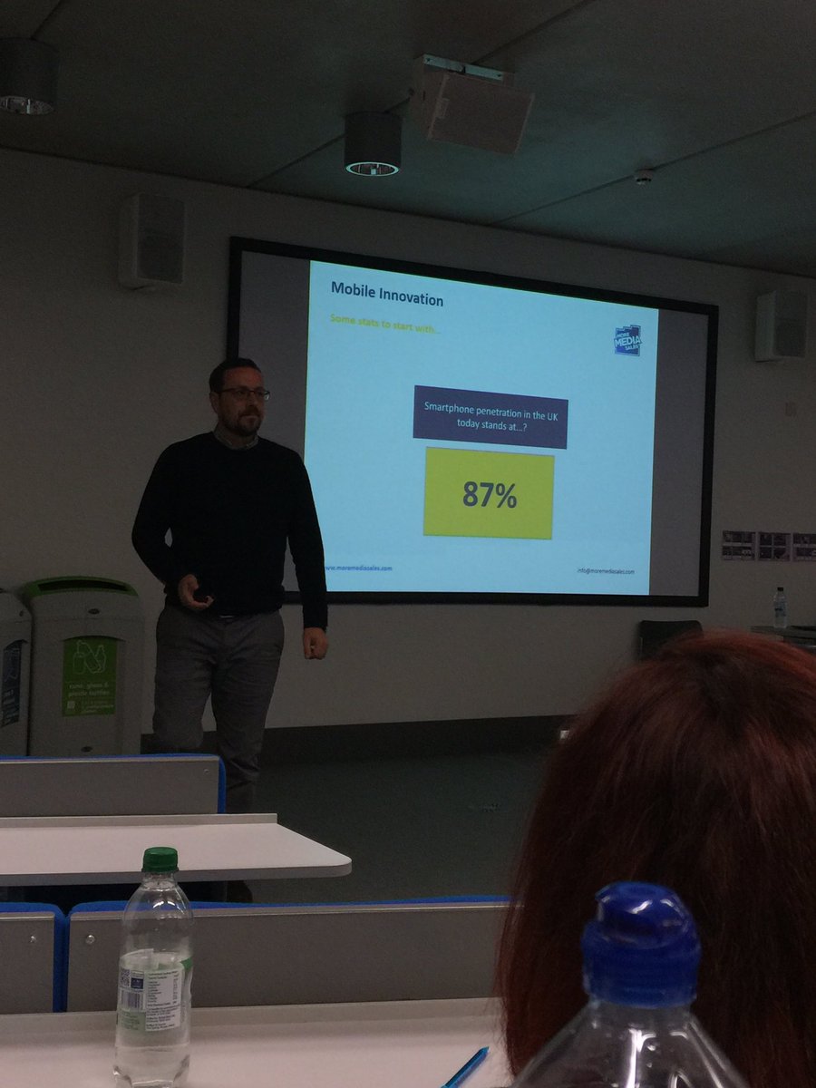 BryanFe63830032's tweet photo. @andyg41 teaching us about mobile displays @MMUPR @mmuprjane @spdsmc. Thank you @moremediasales for the talk! #mobiledisplays https://t.co/JyyqUKJAEj