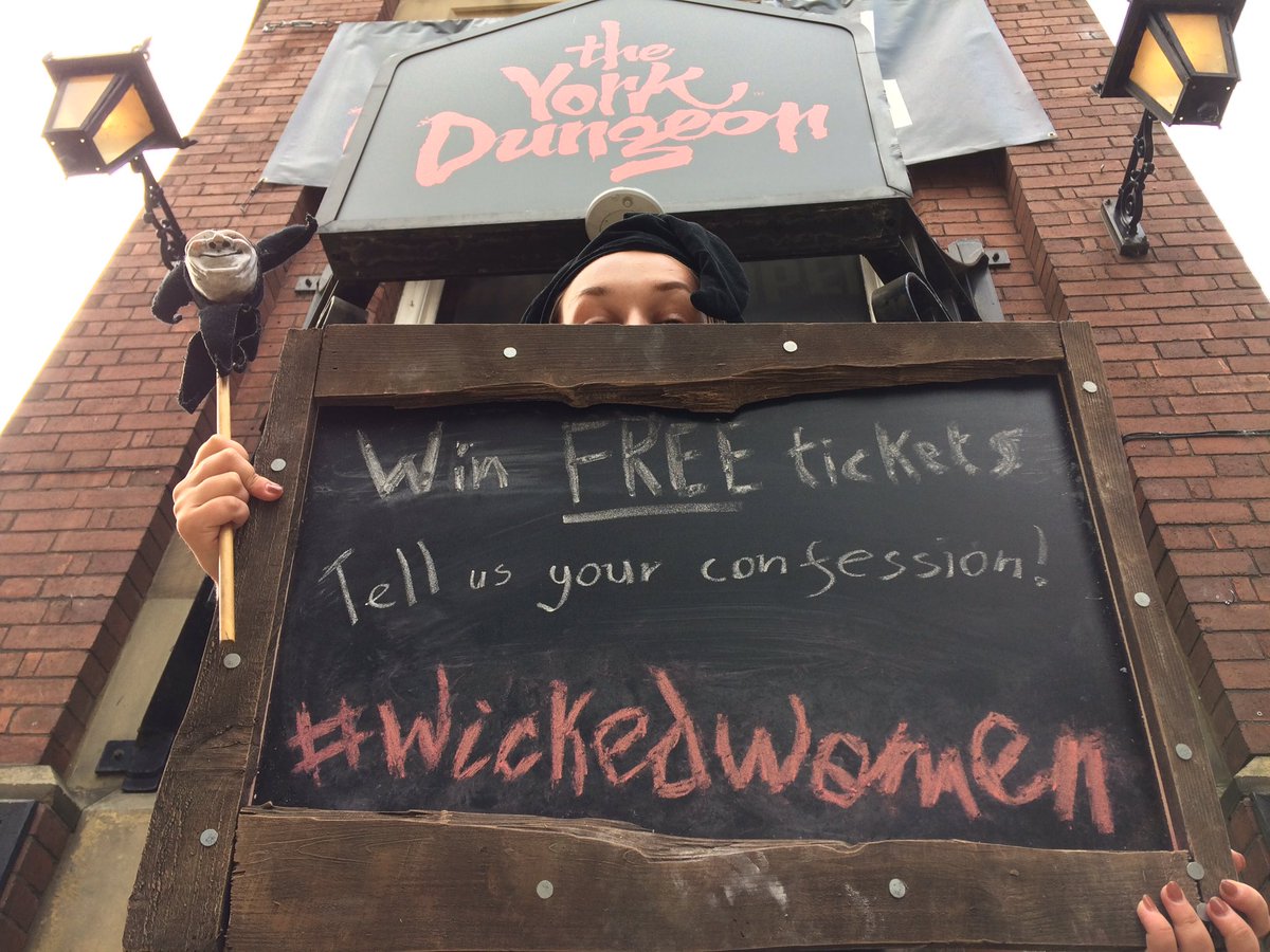 YorkDungeon's tweet photo. Look out for the #BlackJester in York. She's looking for some #WickedWomen to confess their secrets! https://t.co/EpuwwnR18P