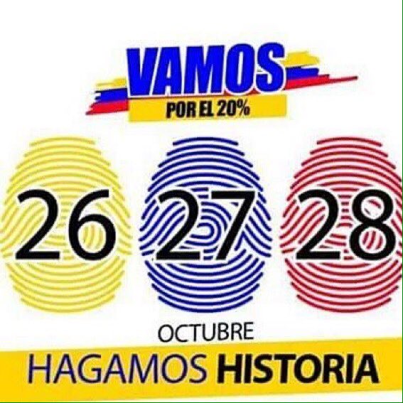 info7noticias's tweet photo. Se suman nuevas voluntades a la idea d revocar a Maduro 26-27y28Oct Una huella q hará historia #FelizMiercoles #revocatorioya2016🇻🇪 https://t.co/Pmx0BqWgwI