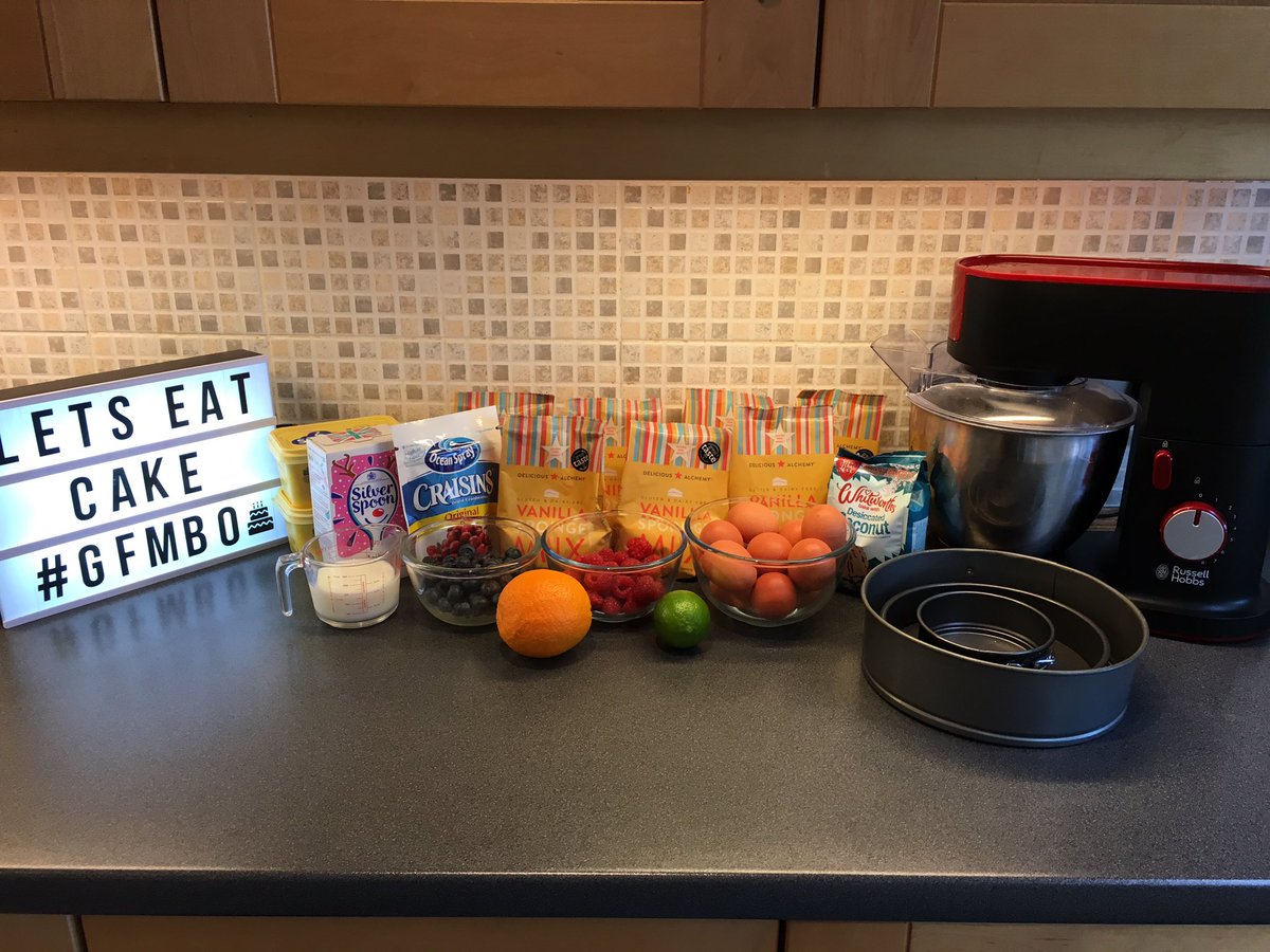 BakeItPrettyGF's tweet photo. Before I turned the kitchen into a bakery...! @4GlutenFreeFood #gfmbo https://t.co/ZxT3Iw6ECy
