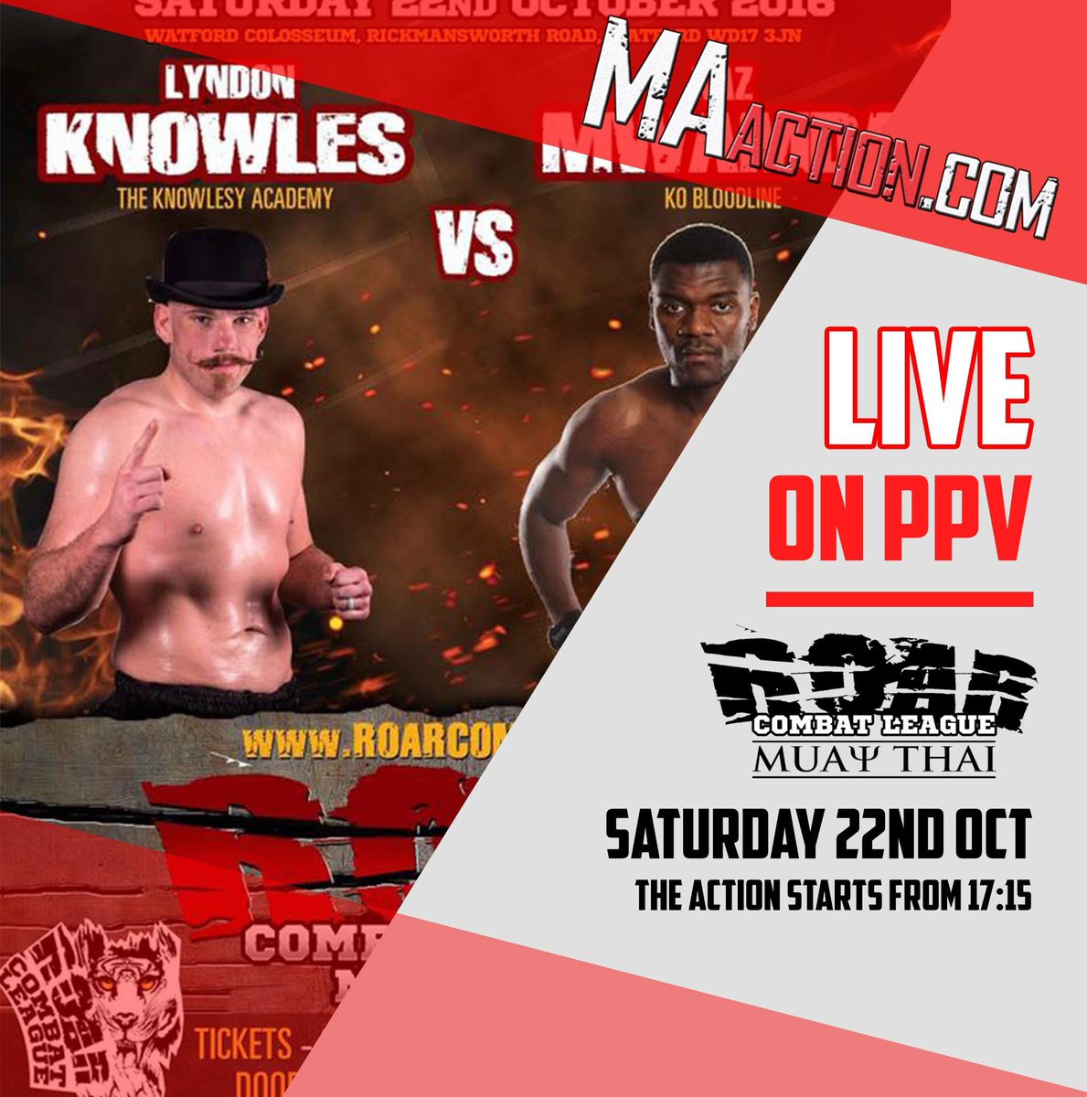 MAaction's tweet image. This weekend's live stream. Head to maaction.com/live-events to pre book your ticket 👍🏼 #muaythai #k1 #thaiboxing