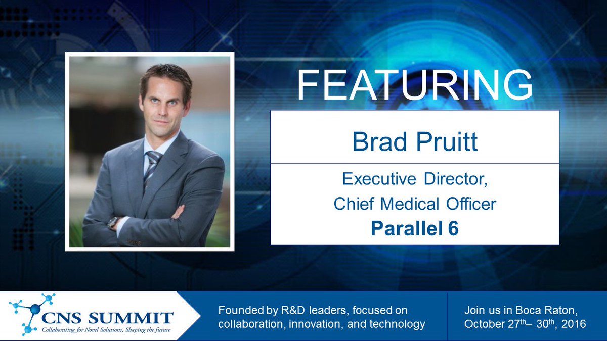 Learn the latest on technologies that enable patient engagement and real-time data insights in clinical trials <a href="/brad_pruitt/">Brad Pruitt</a> #CNSSummit