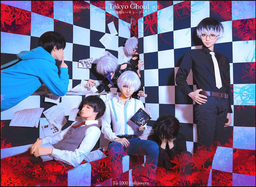 Takuwest's tweet photo. 〉「Cos」 #東京喰種トーキョーグール
1000 Get！Thank you for your comments and likes～!!!!!!!😘😘😘
Kaneki is so cuteeeeeee and dokidokihhhhhhhhh 👻 https://t.co/cRsnSj8A9V