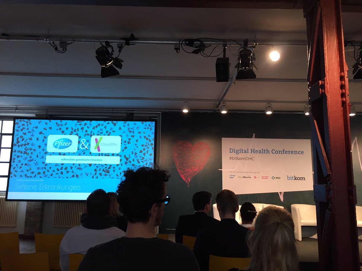@pfizer_de cooperating with <a href="/23andMe/">23andMe</a>, <a href="/viomedo/">Viomedo</a>, <a href="/cortrium/">Cortrium | Revolutionising ECG Recordings</a> #bitkomDHC <a href="/Bitkom_Health/">Bitkom_Health</a> <a href="/Bitkom/">Bitkom</a> <a href="/XLHEALTH/">XLHEALTH</a> <a href="/marius_oe/">Marius Oesterschlink</a>