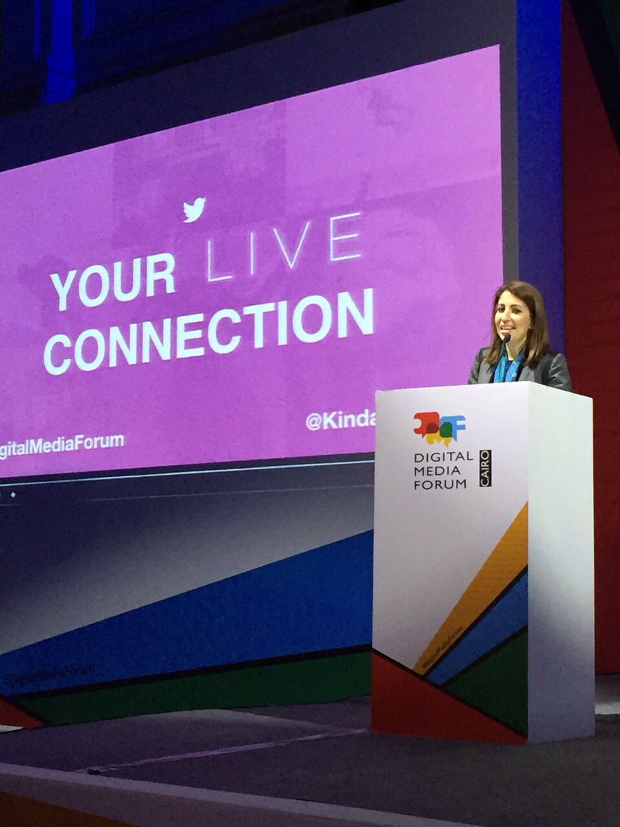 MDA2022_2023's tweet photo. @kindaibrahim Director f Media Partnerships - MENA at Twitter is explaining how to grow the presence of your brand at #DMFCairo https://t.co/iznAklOWAk