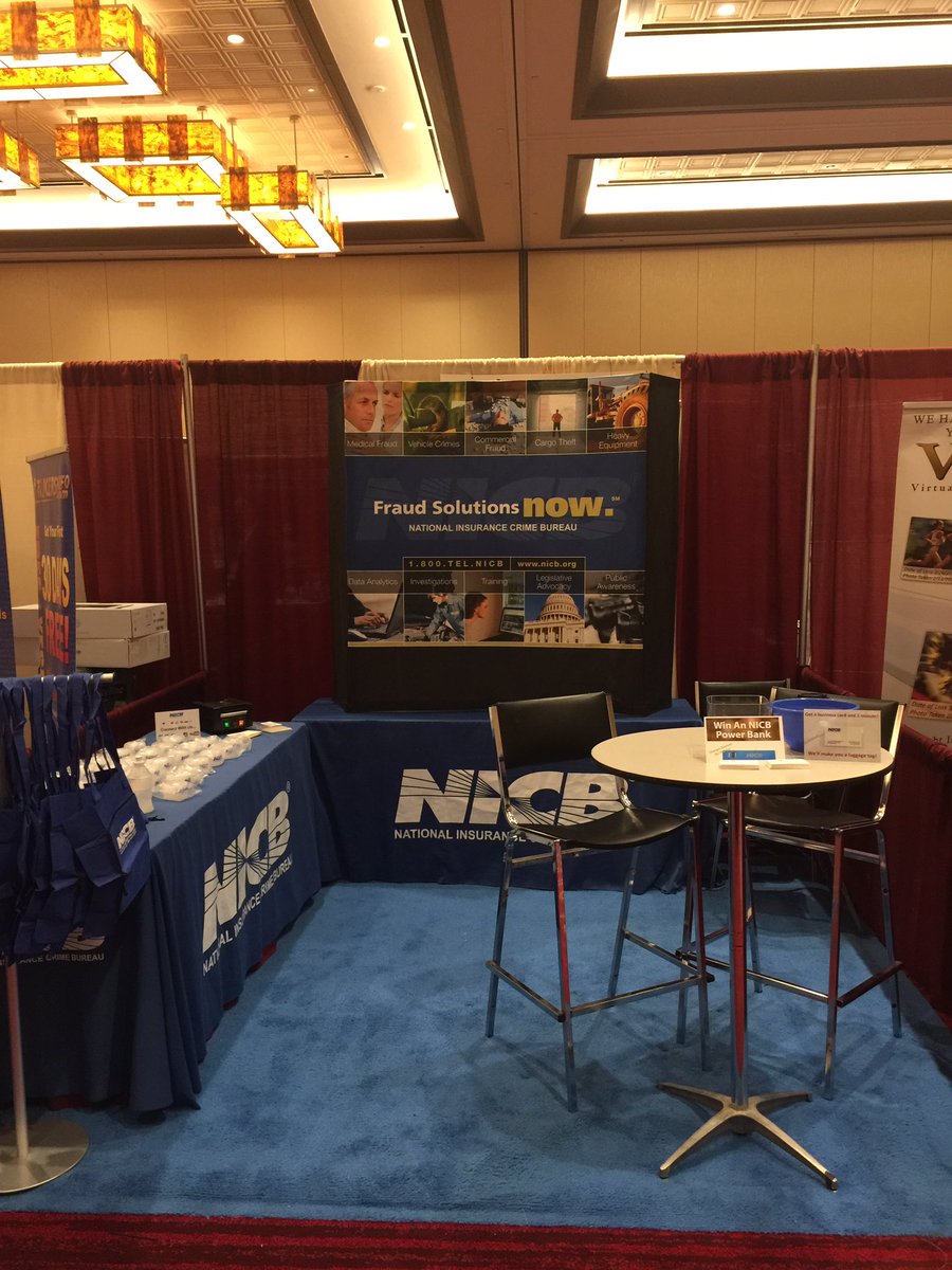 insurancecrime's tweet photo. If you are at the #NJSIA conference stop by booth 30 and throw your business card in to win a prize in our raffle. https://t.co/2oKzKWraVZ