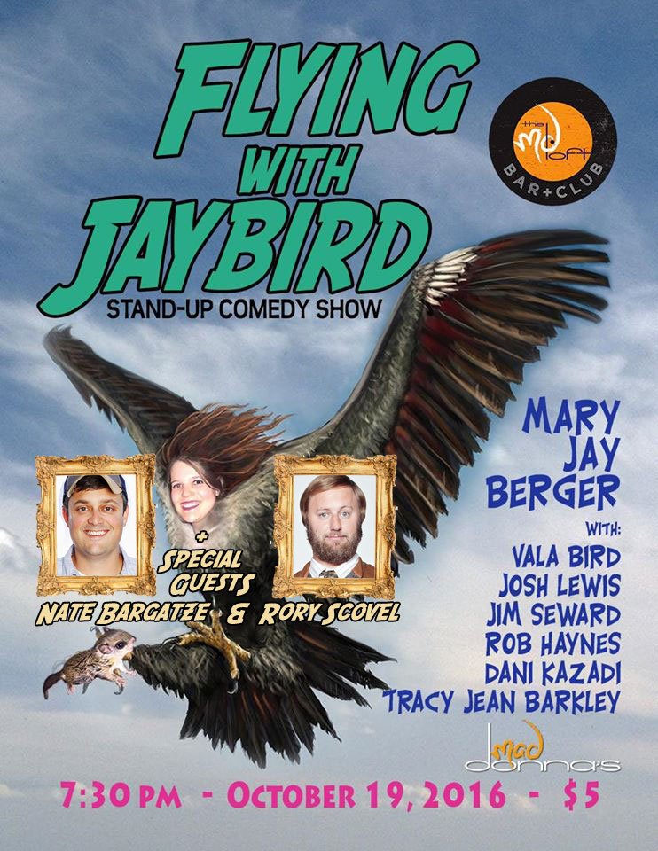 nsup's tweet photo. TONIGHT @NateBargatze &amp; @roryscovel join @MaryJayBerger @vala_bird @Thejoshfromtn @JimSewardComedy @RobHaynes @daniyeeeah
7pm at @MadDonnas https://t.co/DqDxy5rhHs