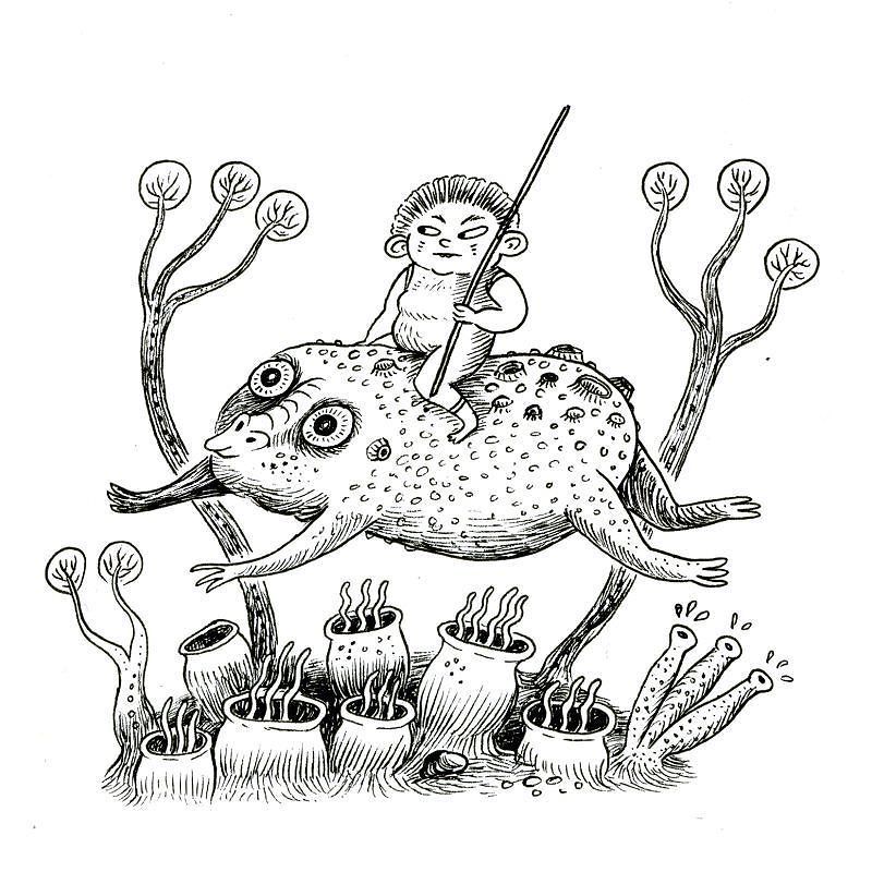 FreyaHartas's tweet photo. #Inktober catch up day #13. Toad Boy. 
#inktober2016 #inktober2go #toadboy #toads #monster… https://t.co/kCEoutyF8w https://t.co/x5UgkAiBG5