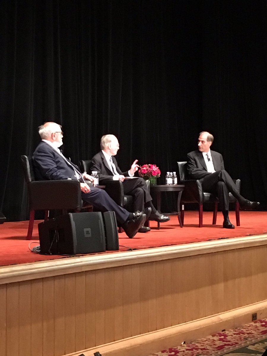 NYBankers's tweet photo. Frmr Cong Barney Frank, Rodgin Cohen & Prof Charles Calomiris on future of bank regulation #FSF16 https://t.co/mTR7q4Nqvo