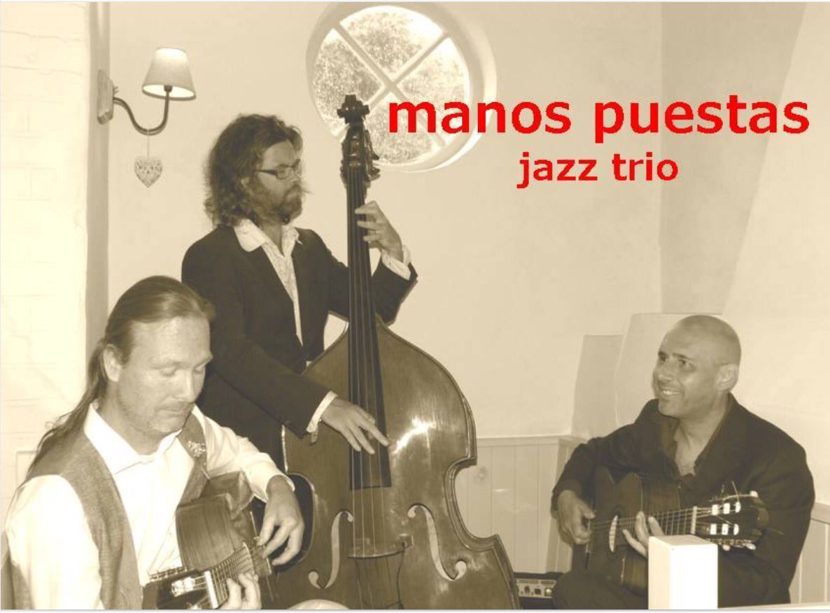 tanbenallen's tweet photo. Friday at Pebbles Tavern -the return of this brilliant trio.Latin jazz/Gypsy Jazz/Rumba/Be-bop.Jazz guitars with a flamenco edge. https://t.co/502tChu3TE