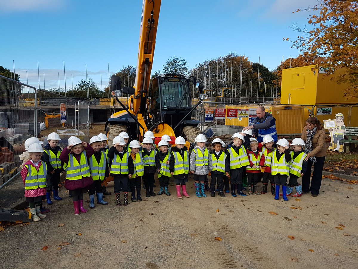 AVeitchGT's tweet photo. St Charles RCVA Primary school visit to site. https://t.co/uyHAAFGu0Q