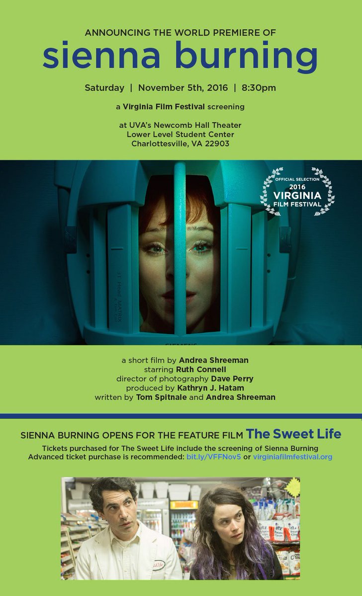 SiennaBurning's tweet photo. Thx @RuthieConnell ! @VaFilmFest @fearlessactress 

Details for your fiends and #SPN fans ❤️ https://t.co/njdC1uRm7N