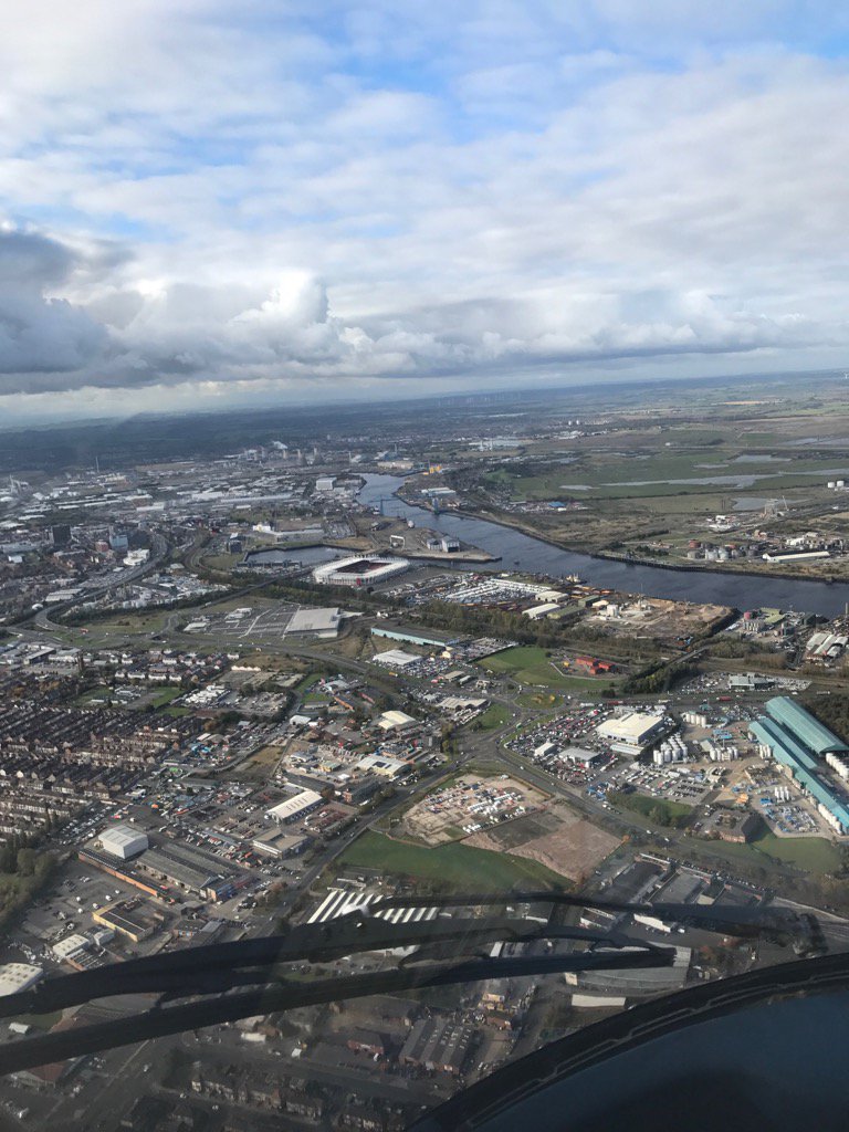ShaneTickell's tweet photo. Hello Middlesbrough from the #fabcopter #FabChangeDay @RoyLilley @FabNHSStuff @IMSMAXIMS https://t.co/866zCPOpoR