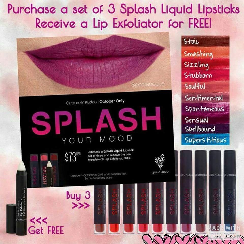 myyouniqueshop's tweet photo. #winitwednesday #younique #YouniquePresenter #Splashliquidlipsticks #octoberkudos #π #myyouniqueshoppe_by_melissa #YouniqueonFleekVIPLounge https://t.co/zOoVHfq4eU