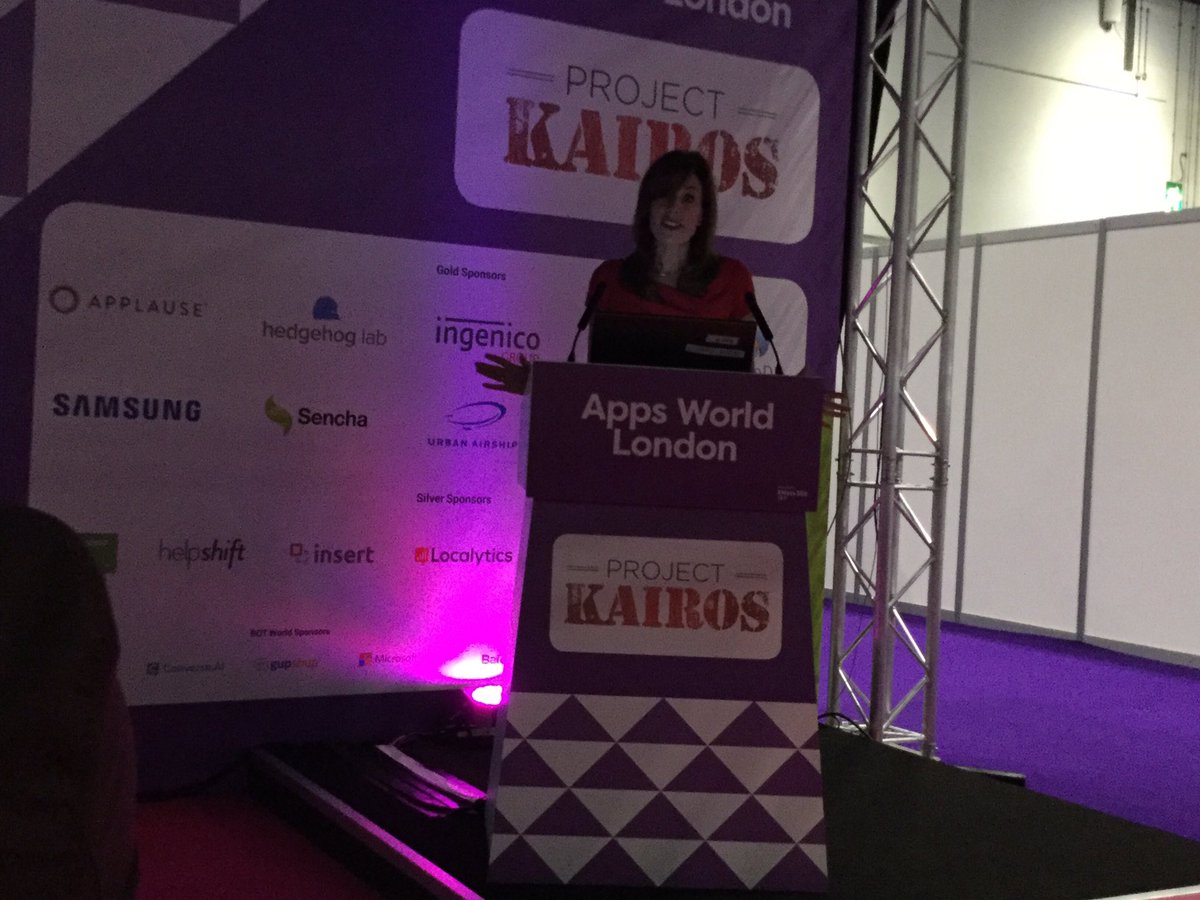 map_talk's tweet photo. @_marinanicholas enjoyed your speech here at Project Kairos, #appsworld2016 https://t.co/rJCpAEn7w6