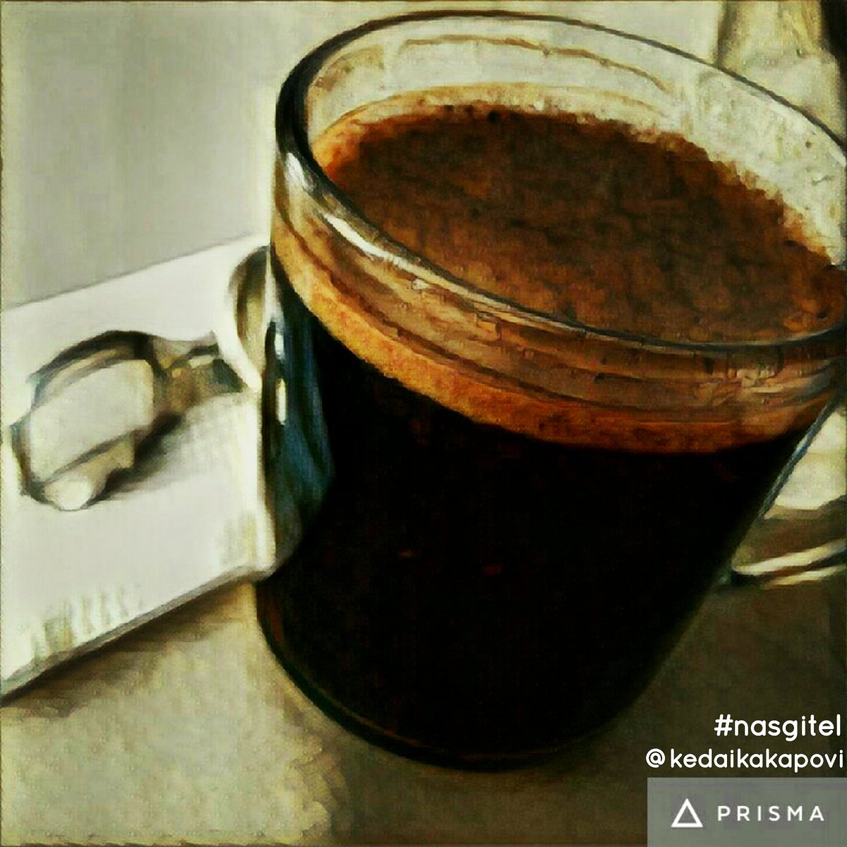 kedaikakapovi's tweet image. Drink coffee, be awesome! #nasgitel