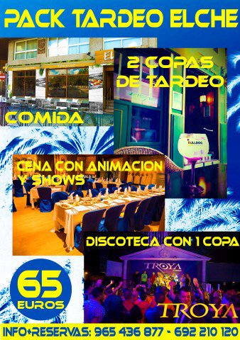 Discoteca Troya Elche:Organización despedidas de solter@. discotecatroya.es #elche #Elda #Alicante