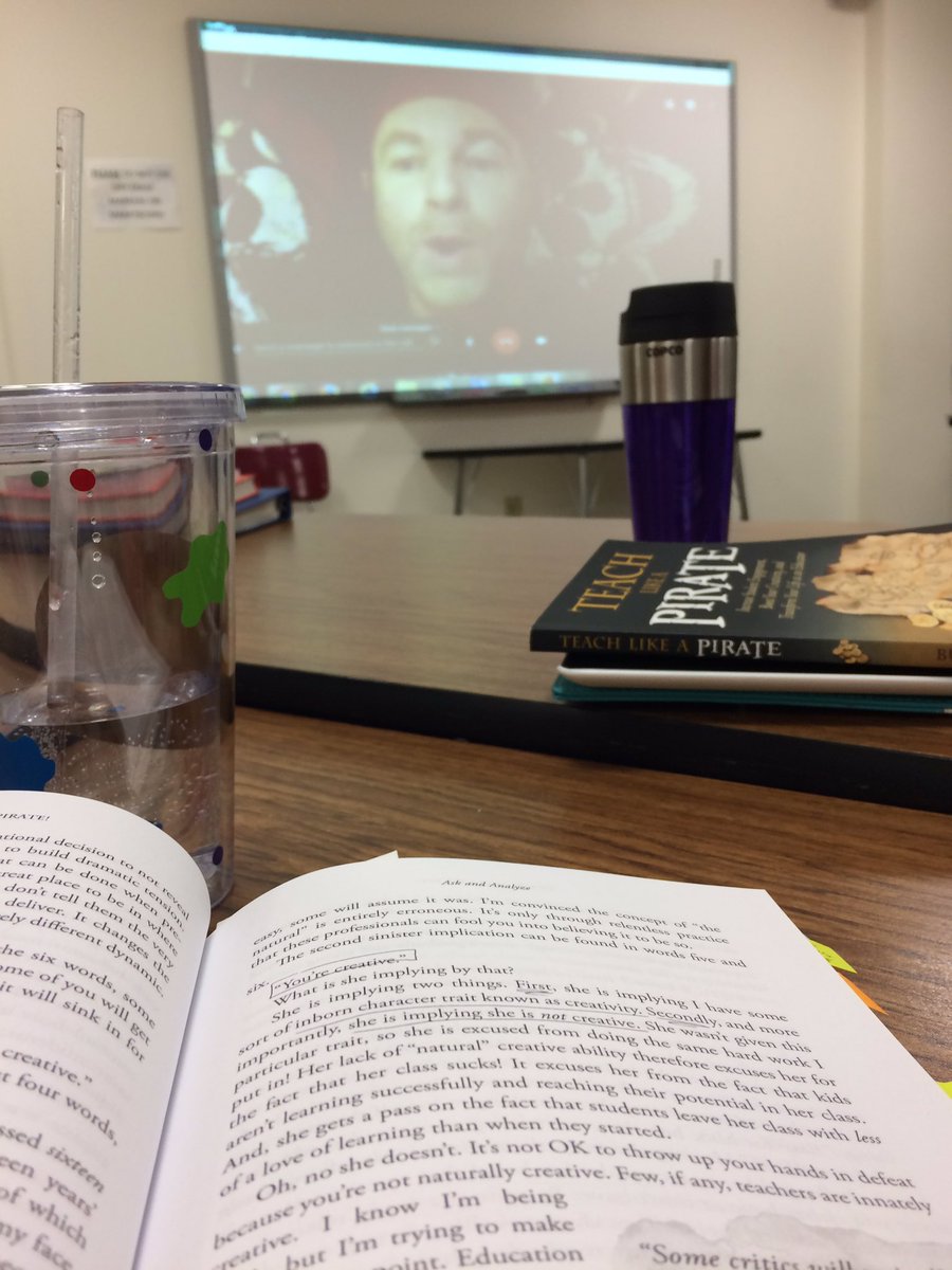 k_darilyn63's tweet photo. Create an experience for your students instead of just a lesson!! #cookhook #teachlikeapirate #channelyourinnerpirate @burgessdave https://t.co/BsRxlhoAuf