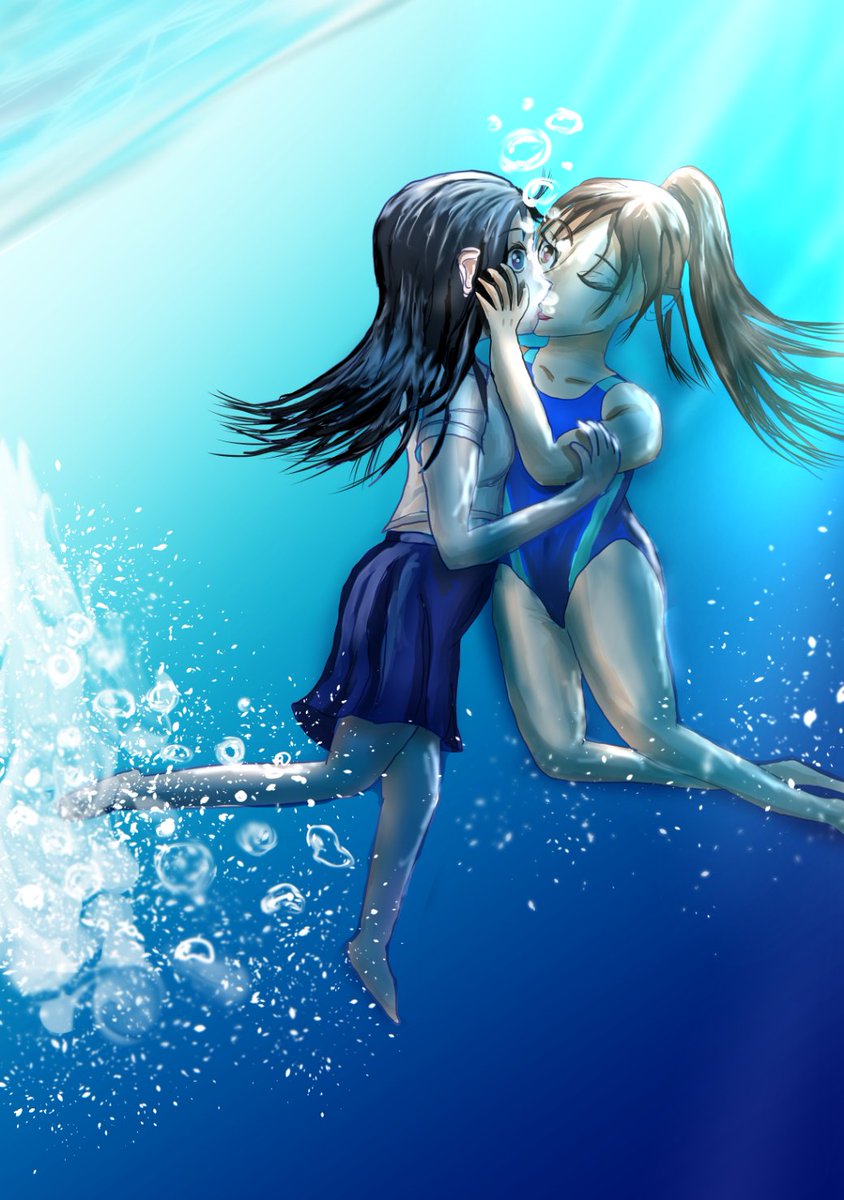 ほし イラスト 写真垢 海で遊ぶ少女たち イラスト 水中 絵描きさんと繋がりたい ほし イラスト 写真垢 海で遊ぶ少女たち イラスト 水中 絵描きさんと繋がりたい