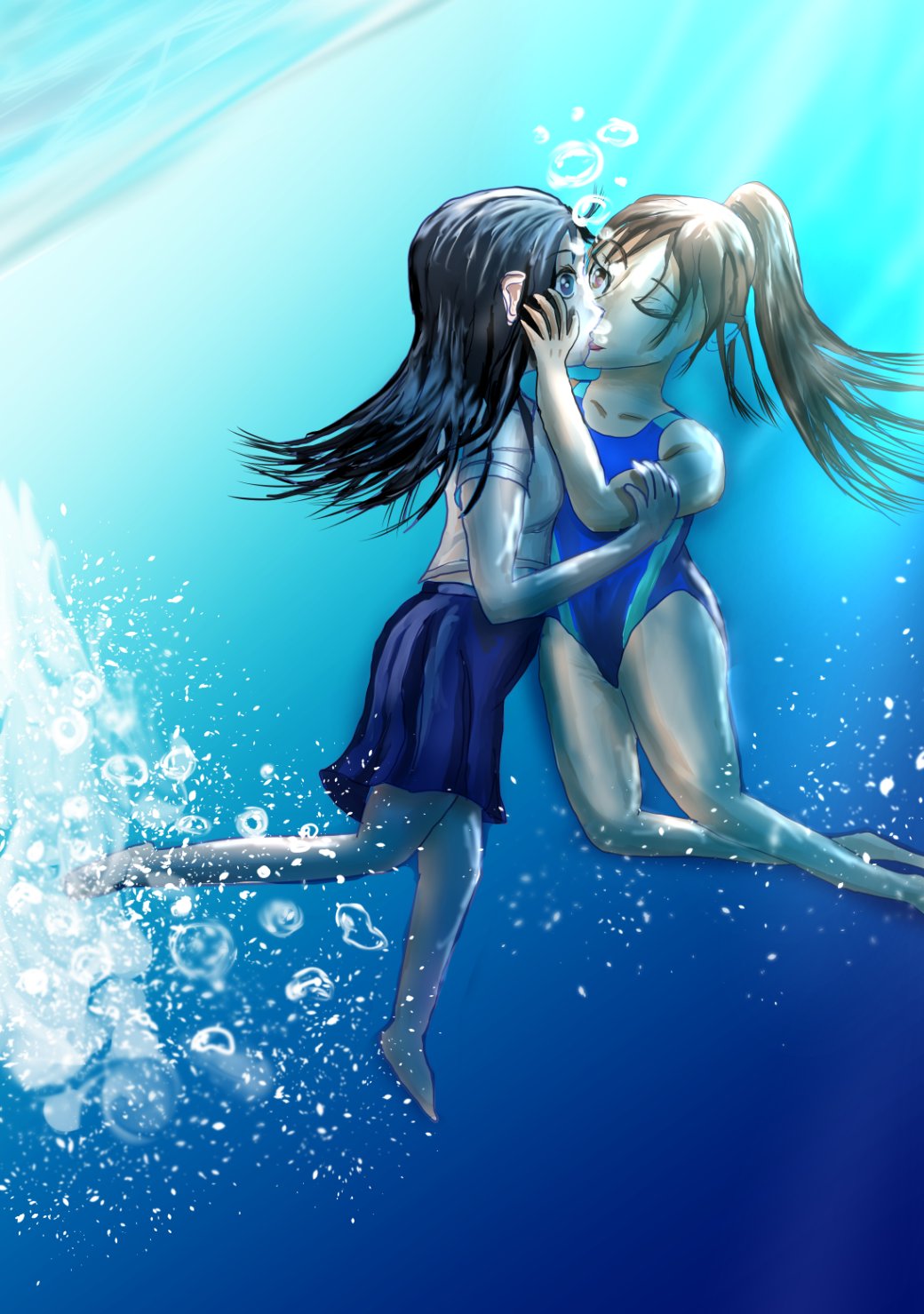 ほし イラスト 写真垢 海で遊ぶ少女たち イラスト 水中 絵描きさんと繋がりたい ほし イラスト 写真垢 海で遊ぶ少女たち イラスト 水中 絵描きさんと繋がりたい