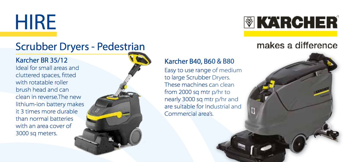 Clean Sweep Hire On Twitter A Karcher Floor Scrubber Is The