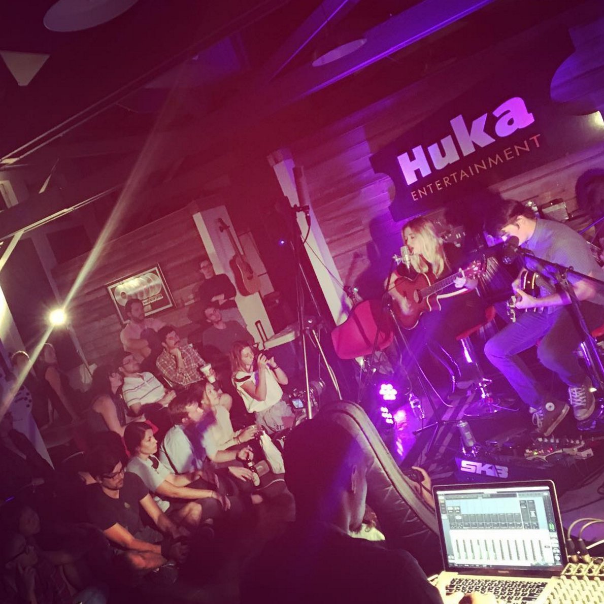 Last night <a href="/sofarsounds/">Sofar Sounds</a> invaded the #Huka offices!! It was SO rad to host this event in our space. #SoFarSounds