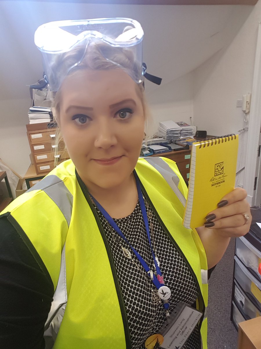 PeaceMuseumUK's tweet photo. The team are having fun today improving our collections care thanks to a Museum Development Yorkshire Grant! https://t.co/dn5p5CFP2B