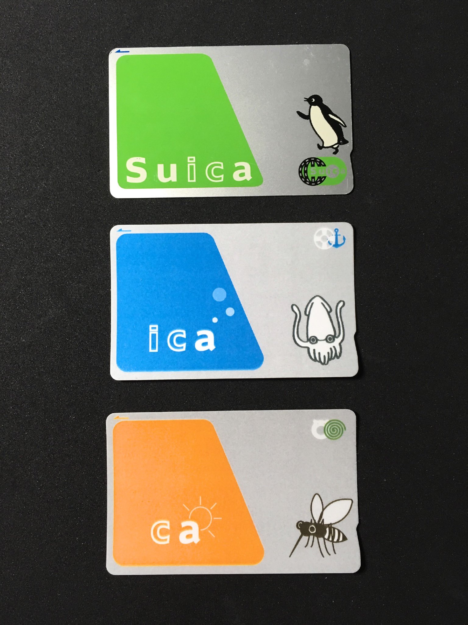 たばね Icカードステッカーを作りました 下2枚