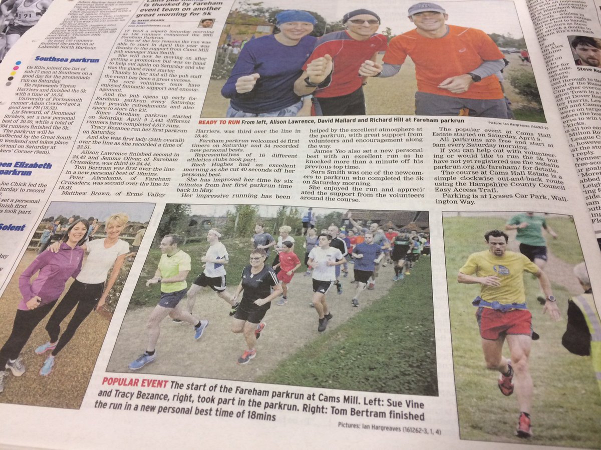 david_brawn's tweet image. @drbertramGP Report &amp;amp; pics from #Fareham #parkrun in The Portsmouth News today portsmouth.co.uk/sport/athletic…