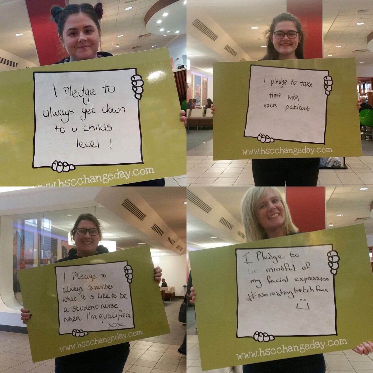 QUB Nursing Society (@qubnursingsoc) on Twitter photo Still going strong this afternoon with making our pledges! #FabChangeDay #HSCChangeDay #fabhsc16 <a href="/QUBSONM/">QUBNursing&Midwifery</a> <a href="/HSCchangeday/">HSC Change Day</a> Still going strong this afternoon with making our pledges! #FabChangeDay #HSCChangeDay #fabhsc16 <a href="/QUBSONM/">QUBNursing&Midwifery</a> <a href="/HSCchangeday/">HSC Change Day</a>