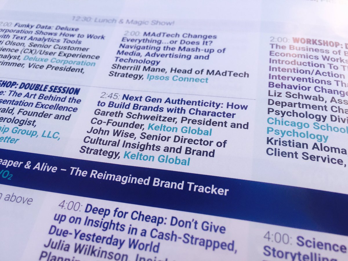 Kelton_Global's tweet photo. Excited for @schweitzerg’s talk today on #character @TMRE! #TMREvent https://t.co/BjwYjQKXE8