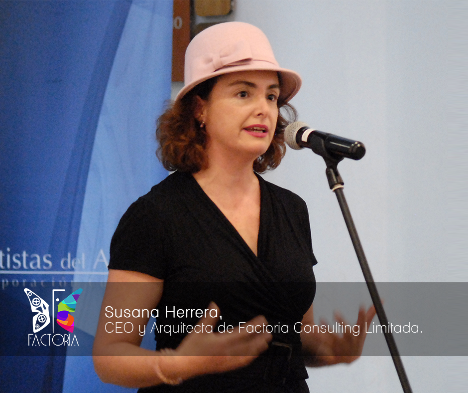 factoria_design's tweet photo. Susana Herrera, participa a esta hora del "TALLER INCORPORACIÓN DE LA MUJER AL MUNDO EXPORTADOR DE SERVICIOS" de @ProChile #FactoriaDesign https://t.co/ZU9egF3scv