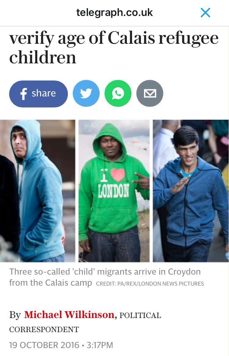 Björn Kietzmann (@bjokie) on Twitter photo Dear <a href="/Telegraph/">The Telegraph</a> colleagues the photo in the middle shows a refugee in Calais not in Croydon. I should know because I took it 2 days ago Dear <a href="/Telegraph/">The Telegraph</a> colleagues the photo in the middle shows a refugee in Calais not in Croydon. I should know because I took it 2 days ago